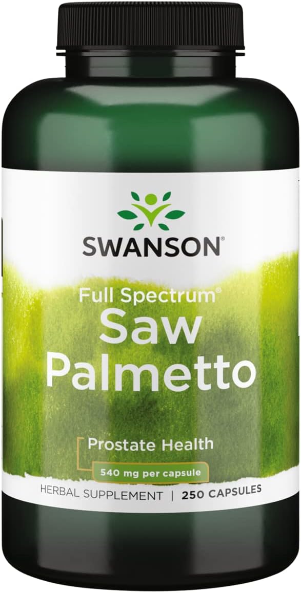 Suplemento Saw Palmetto 0.02 oz 250 cápsulas por Swanson