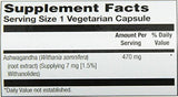 Solaray – Ashwagandha, 470 mg, 60 Cápsulas