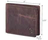 COCHOA Cartera plegable elegante con bloqueo RFID de viaje