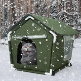Casa de Gato Exterior, Refugio A Prueba de Clima, Modelo XYZ