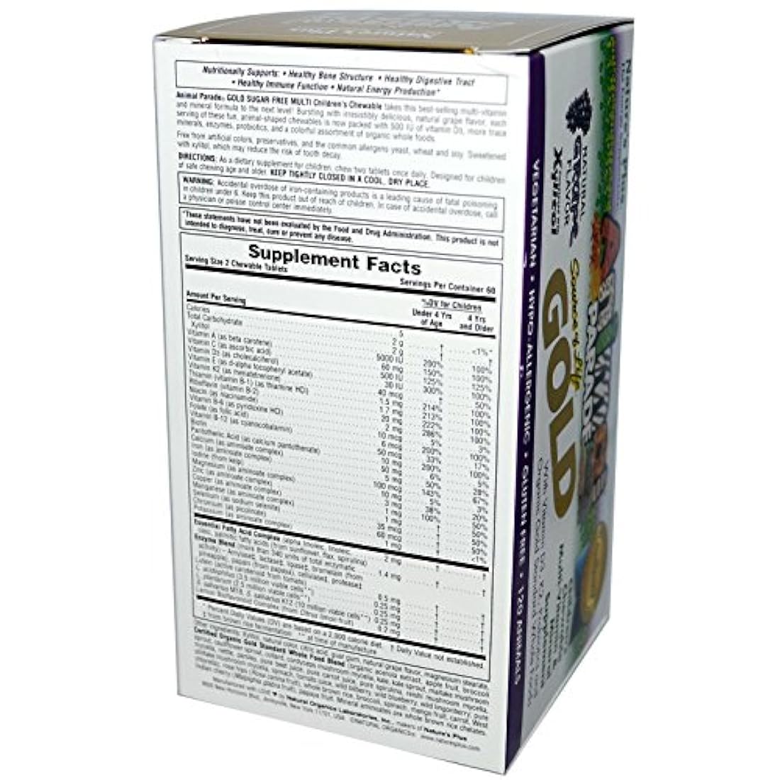 NaturesPlus - Suplemento vitaminico infantil