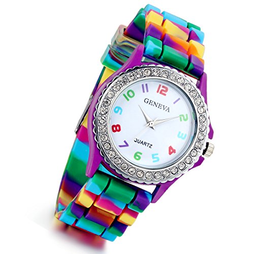 Relojes para Mujeres Niñas (3 colores) (púrpura)