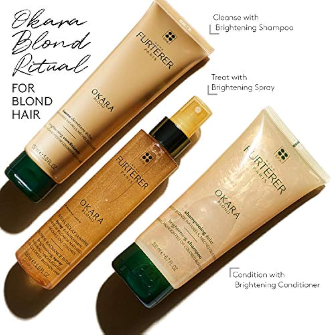 OKARA BLONDE acondicionador abrillantador, rubio natural