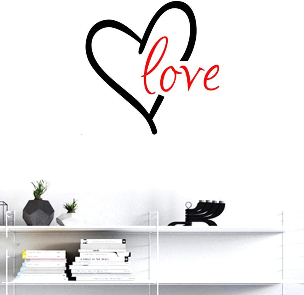 Vinilo decorativo BIBITIME corazón rojo para habitación infantil