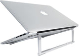 Soporte plegable para laptop ventilado universal de aluminio
