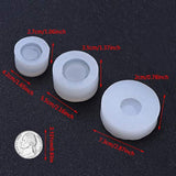 3 moldes de silicona decorativos para hacer tartas de resina epoxi grandes, cuencos pequeños/platos de bricolaje