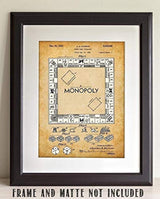 cartel de Juego de mesa Monopoly  sin marco 11x14