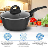 olla con tapa de 1.7 cuartos negra NUTRICHEF PRTNCCW12SP