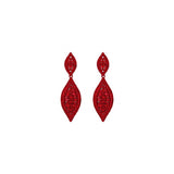 Aretes  de clip para mujer con diamantes de imitación