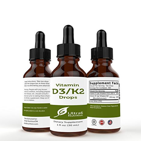 Gotas de vitamina D3 con K2
