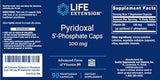 Life Extension Pyridoxal-5'-Phosphate Caps P5P 100 mg