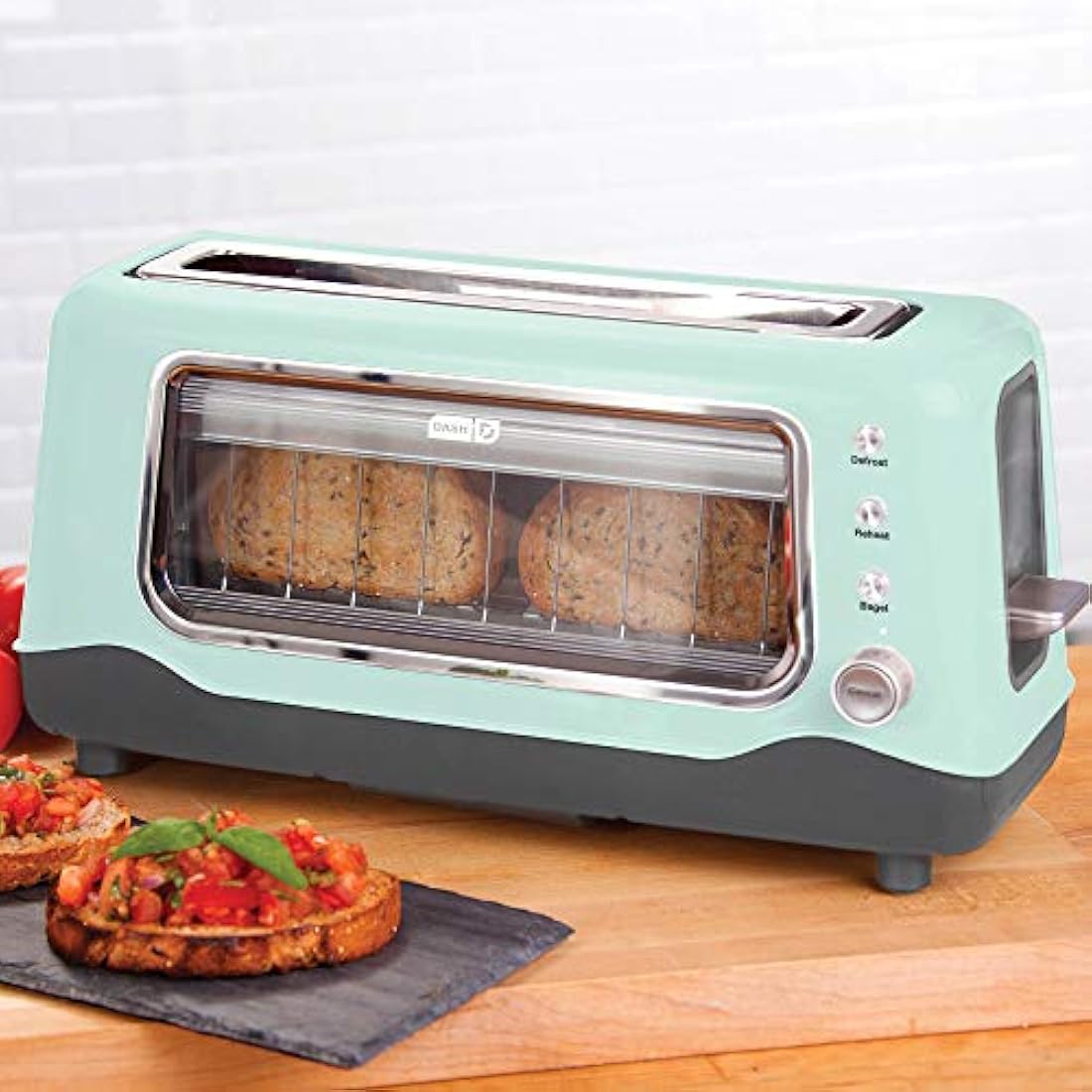 DASH DVTS501AQ Tostadora 2 Rebanadas Aqua