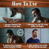 Just For Men Control GX - Lavado de barba reductor de color gris, Da color gradualmente al bigote y la barba, Lavado de barba., paquete de de 1