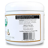 ACEITE DE COCO PRENSADO EN FRÍO 20 onzas, Blanco