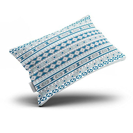 Manta Navajo tribal de felpa, funda de cojín