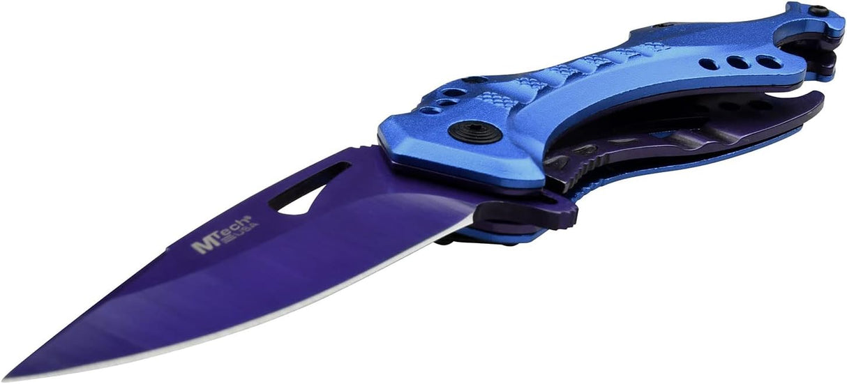 Cuchillo plegable táctico asistido MT-A705 con clip