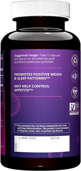 Suplemento 5-HTP 100mg MRM - Extracto de Griffonia 60 Vcaps