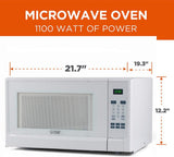 Microondas Comercial 1.4 Pies Cúbicos, 1100W, 10 Niveles