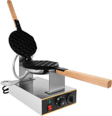 Máquina de Waffles Bubble, Acero Inoxidable 304, 1400W 110V