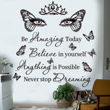 Vinilos Motivacionales para Pared Decoración para Habitaciones