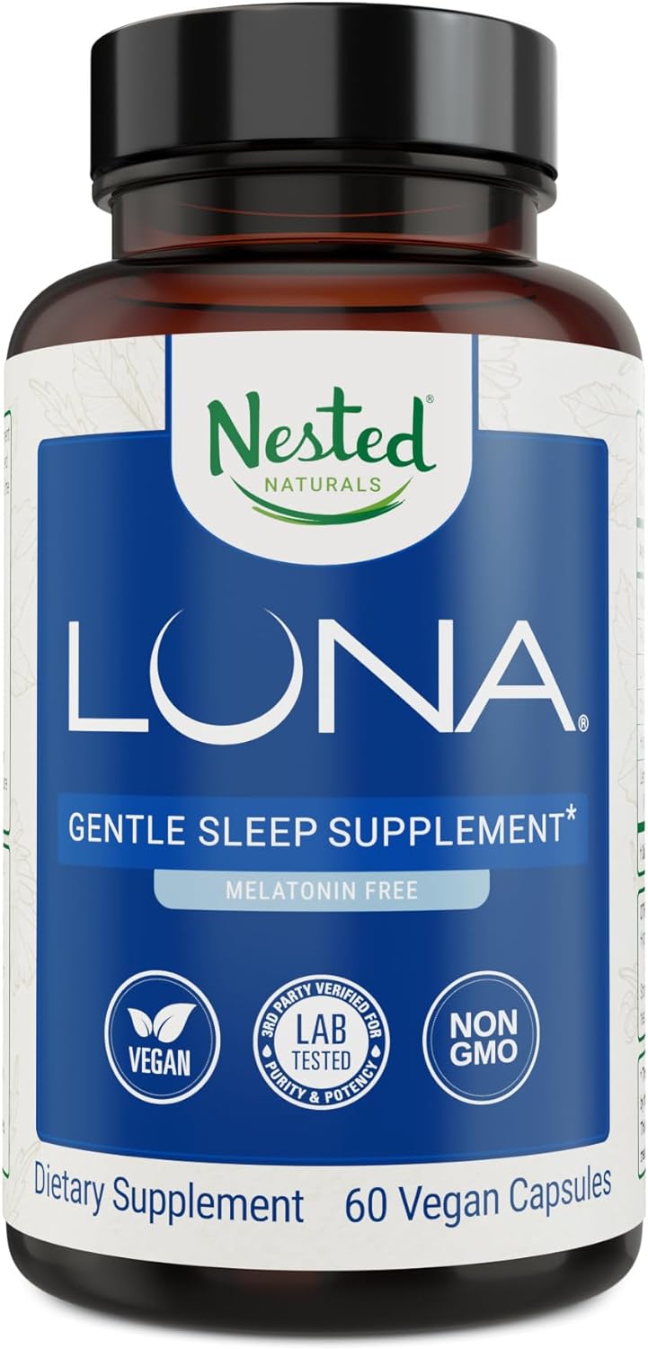 Suplemento para dormir Luna sin melatonina  60 cápsulas