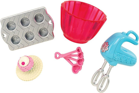Set de accesorios para casa de muñecas Barbie, kit de repostería, 60 piezas, referencia 12345