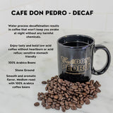 Café Don Pedro Café Decaf Americano 11.5 oz, Bajo en Ácido