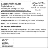 Suplemento Just Jaivik Triphala en polvo 100% orgánico 227g