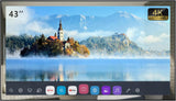 Televisor Espejo 43 4K UHD Elecsung, Wi-Fi, Alexa, SS550U22-43