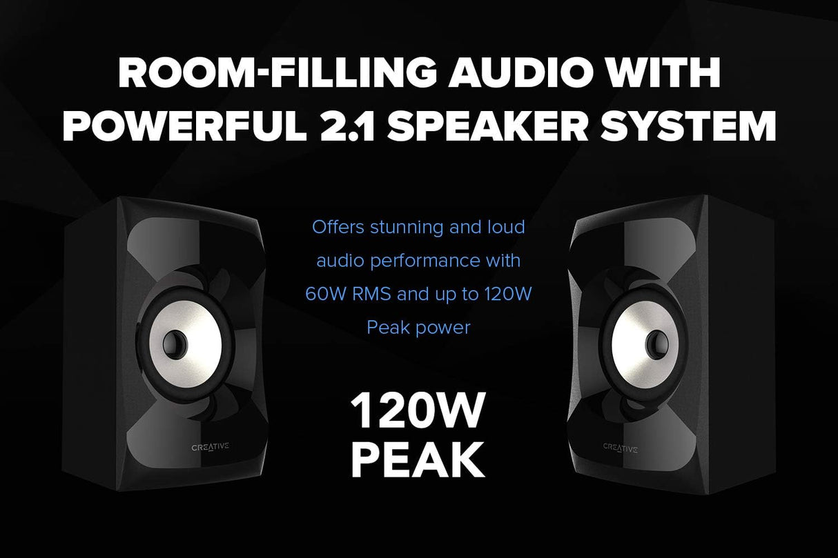 Altavoces Creative SBS E2900 con sonido envolvente y potencia