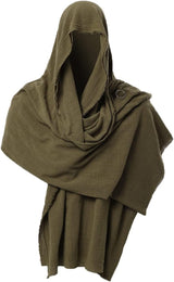 Bufanda GRACEART estilo post-apocalíptico, cowl shaman, modelo