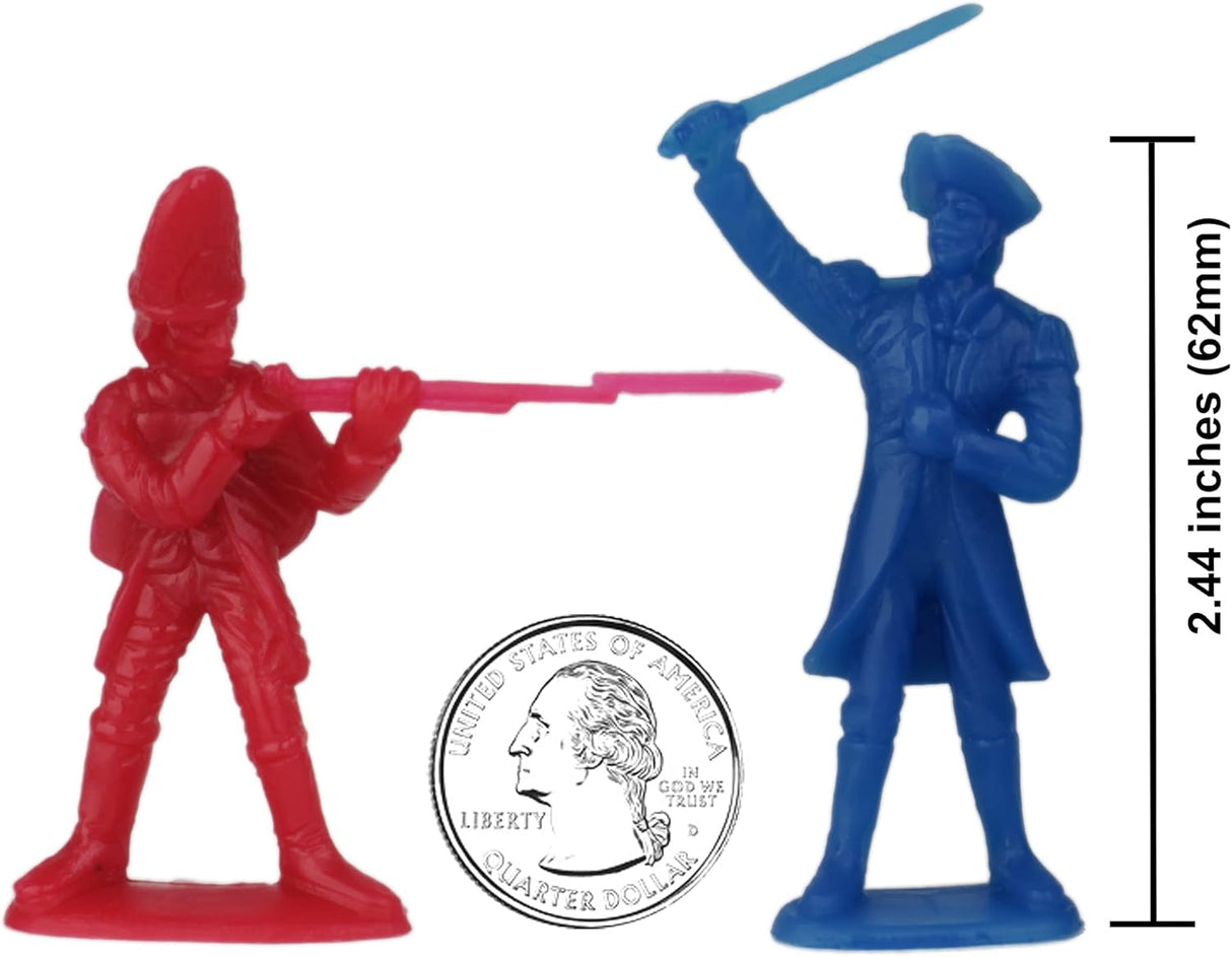 Soldaditos británicos Revolutionary War Plastic Army Men  34