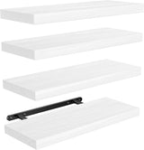Estantes Flotantes de Madera, AMADA HOMEFURNISHING, Set 4, AMFS40W