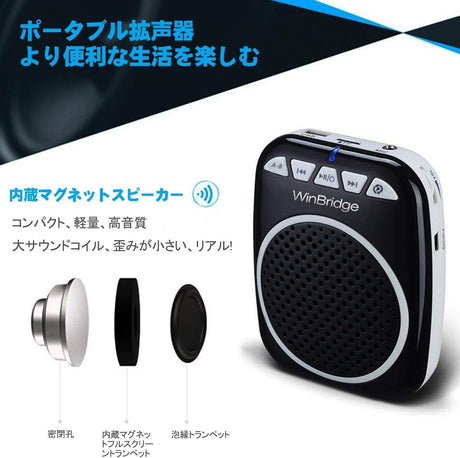 Amplificador de Voz Portátil Recargable con Micrófono WB001