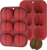 Moldes de Silicona Cerebro Kamehame, 2 Pcs para Halloween