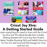 Cricut Joy Xtra - Kit de Stickers con Papel Adhesivo y Mat
