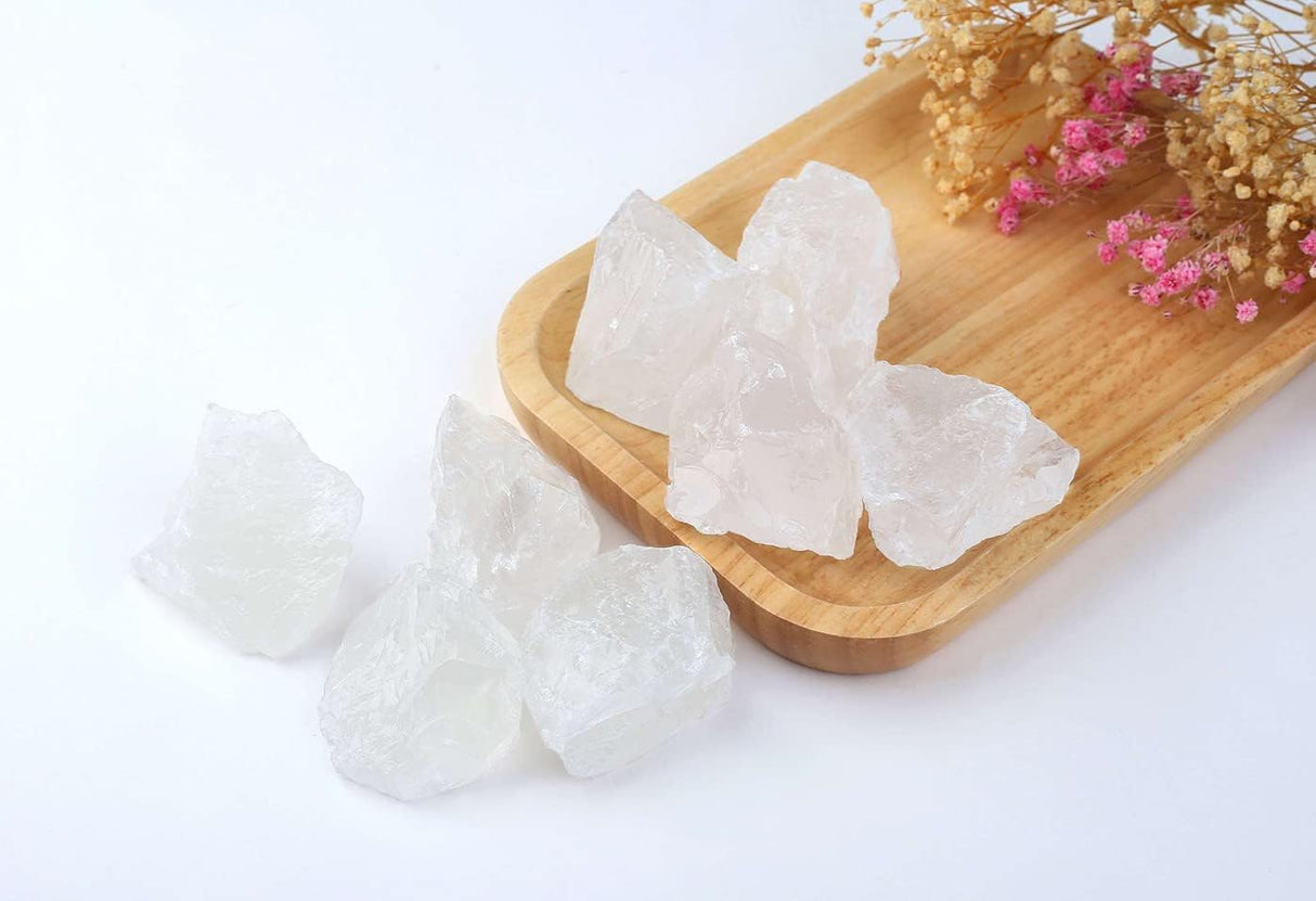 Cuarzo transparente de 2 pulgadas, piedras naturales en bruto