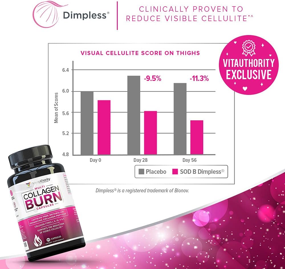 Multi Collagen Burn: Proteínas, Ácido Hialurónico, Vitamina C, Sin Cafeína