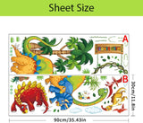 Stickers de Dinosaurios Supzone para Habitaciones Infantiles