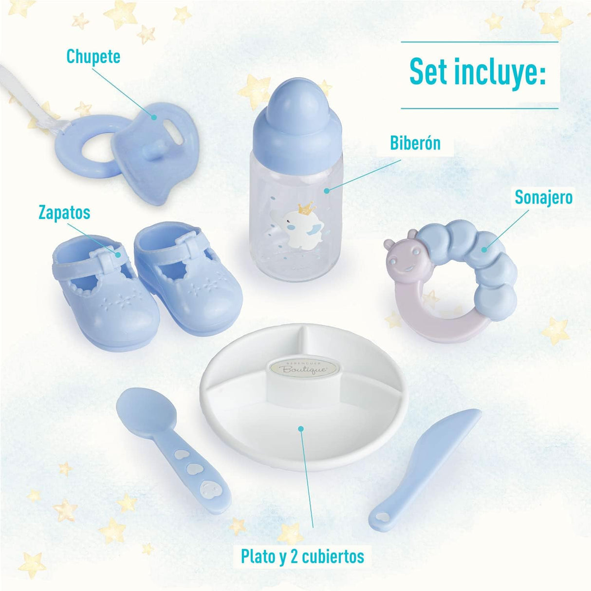 Muñeca de bebé suave de 15 | JC Toys | Ojos abiertos y cerrados