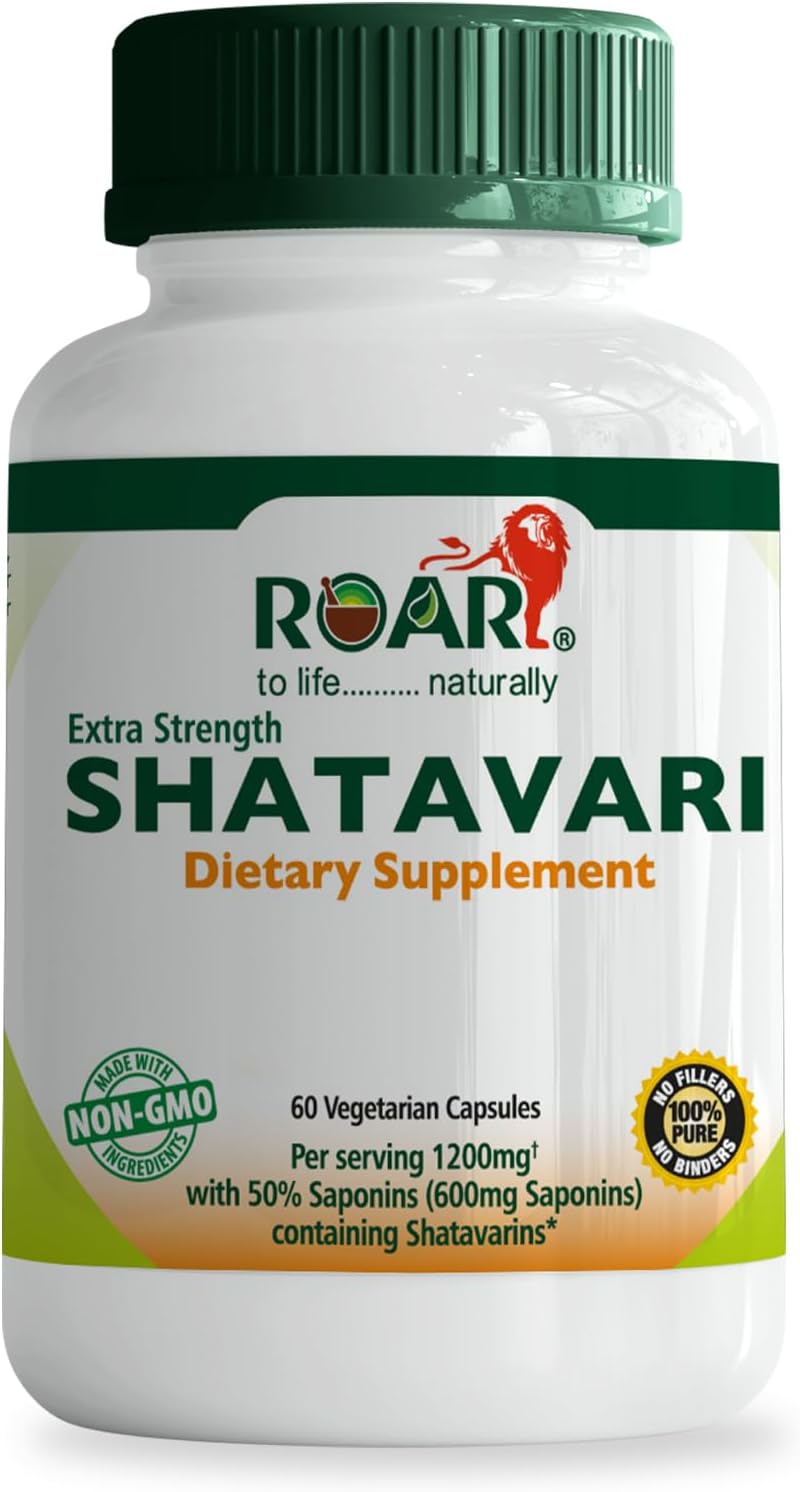 Cápsulas Roar to Life Naturally Shatavari  60 unidades