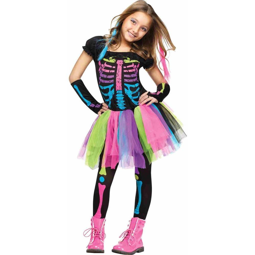Fun World Funky Punky Bones Disfraz, Multicolor