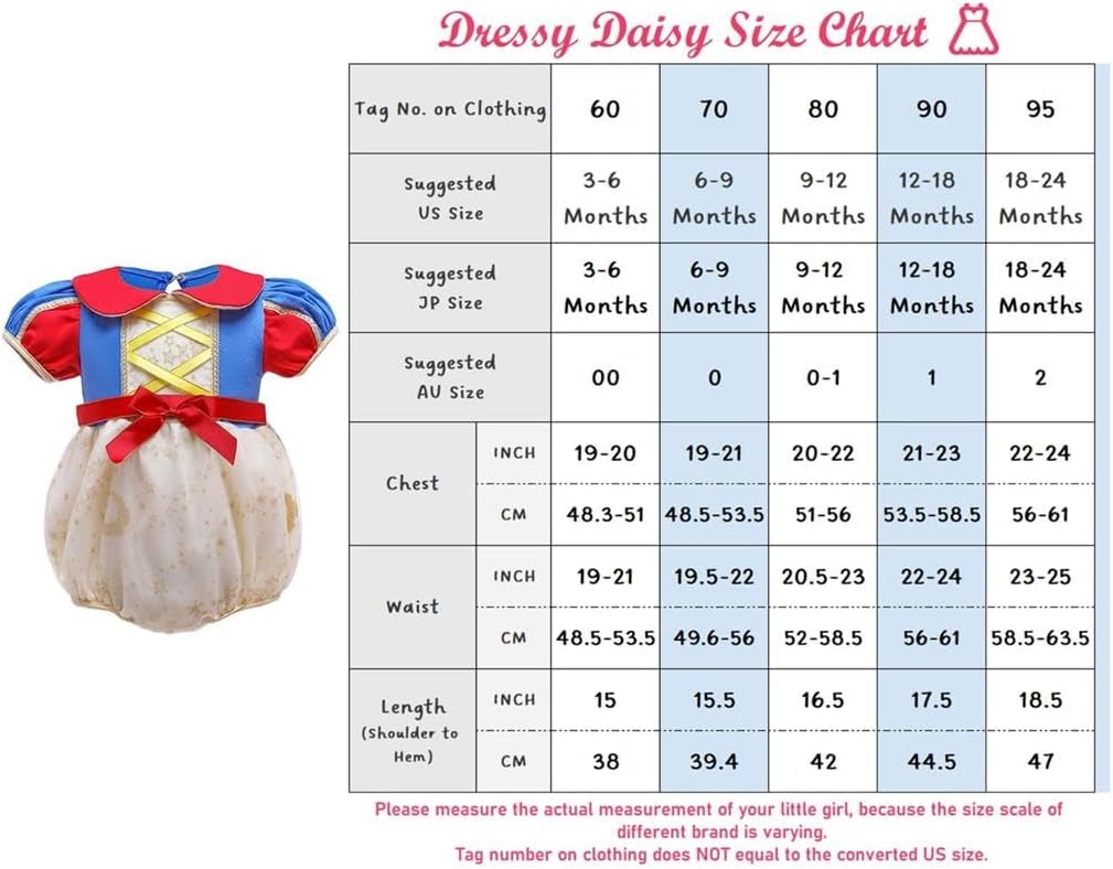 Romper Princesa Dressy Daisy para Bebé con Diadema y Accesorios