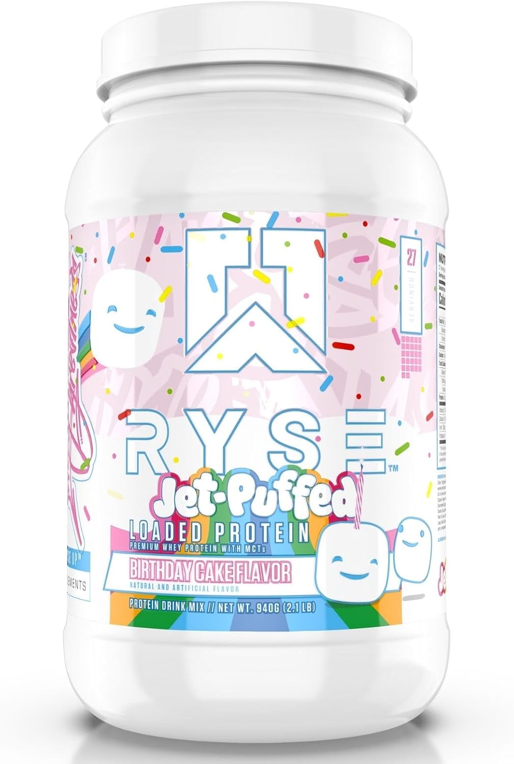 Proteína en Polvo Ryse | 25g Whey, Bajo en Azúcar, Birthday Cake