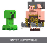 Mattel Figuras Minecraft Legends 2-Pack Creeper y Bruiser, 3.25