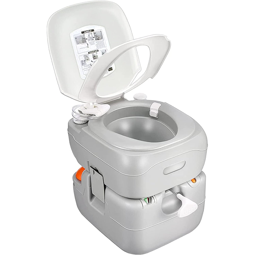 Inodoro portátil para camping de 5.8 galones SereneLife