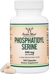 Suplemento de Fosfatidilserina 300mg, 120 Cápsulas