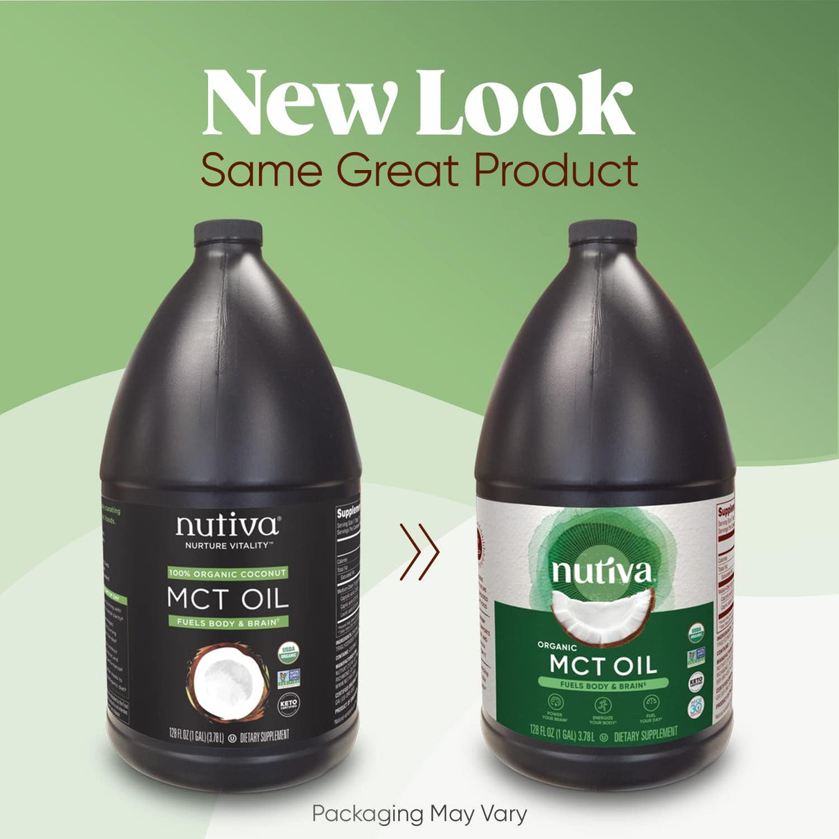 Suplemento Aceite MCT orgánico sin sabor  1 galón  orgánico
