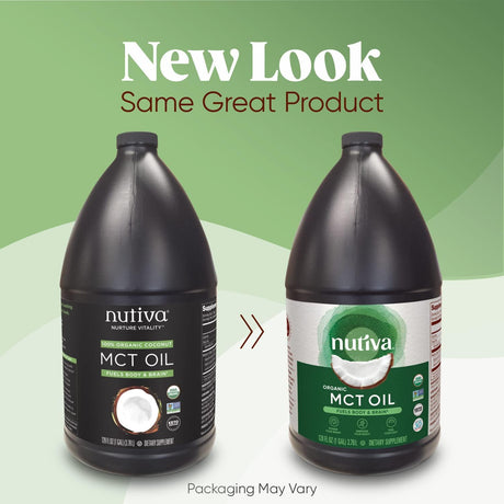 Suplemento Aceite MCT orgánico sin sabor  1 galón  orgánico
