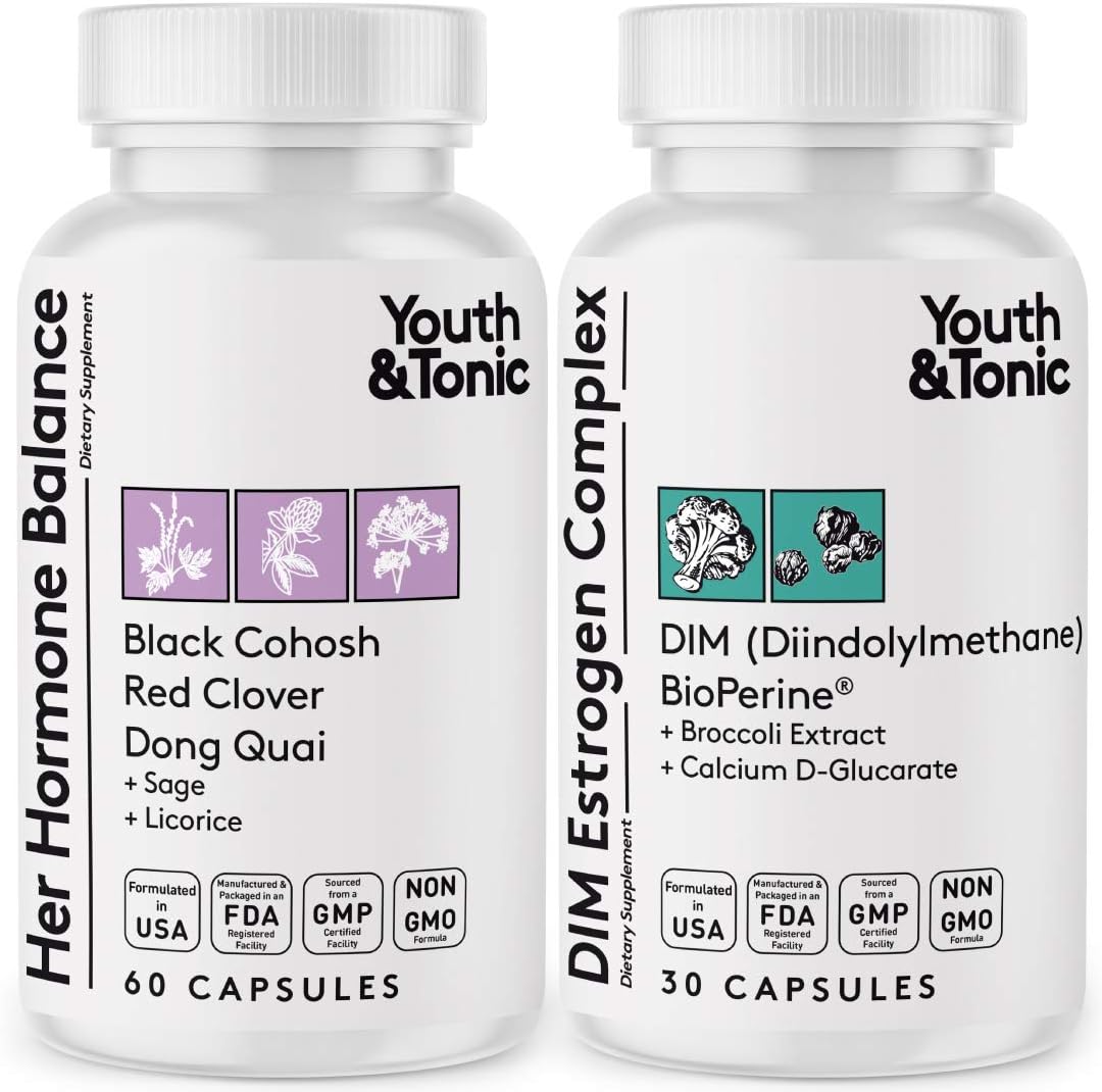 Suplementos de equilibrio hormonal femenino y estrógeno